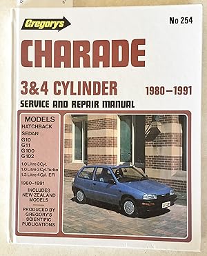 Charade 3 and 4 Cyclinder 1980 - 1991 Service and Repair Manual - Gregory's Auotomotive Workshop ...