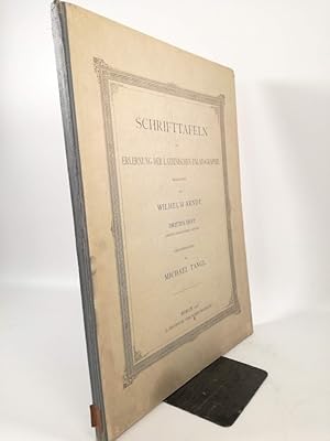 Bild des Verkufers fr Schrifttafeln zur Erlernung der lateinischen Palaeographie. Drittes Heft. zum Verkauf von Antiquariat Bookfarm