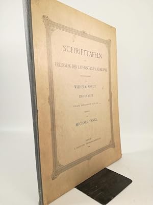 Bild des Verkufers fr Schrifttafeln zur Erlernung der lateinischen Palaeographie. Erstes Heft. zum Verkauf von Antiquariat Bookfarm