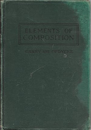 Image du vendeur pour Elements of Composition for Secondary Schools mis en vente par First Class Used Books