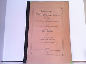 Lieferung 174 / Blatt Goslar / Gradabteilung 42, Nr. 1 . Erläuterung zur Geologischen Karte von P...