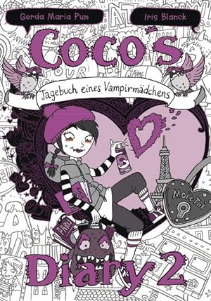 Bild des Verkufers fr Coco's Diary 2 - Tagebuch eines Vampirmdchens: Mdchenbcher ab 8 (Comic Roman fr Mdchen) zum Verkauf von Antiquariat Armebooks
