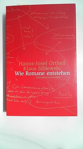 Seller image for Wie Romane entstehen, for sale by Antiquariat Maiwald