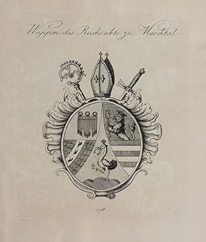 Seller image for Wappen des Reichsabts zu Marchtal. for sale by Antiquariat Martin Barbian & Grund GbR