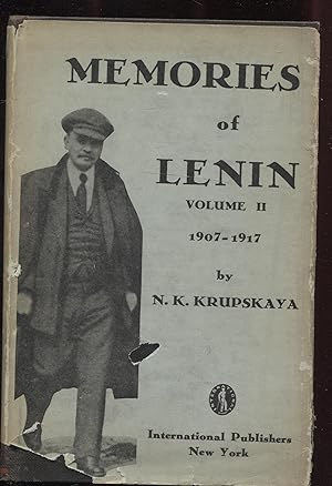 Imagen del vendedor de Memories of Lenin Volume II a la venta por RT Books