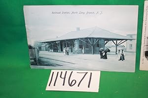 Seller image for Railroad Station North Long Branch N. J. 1908 Postcard for sale by Princeton Antiques Bookshop / Ruffolo Enterprises