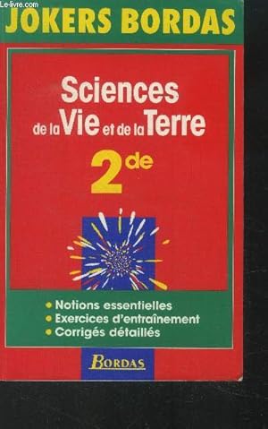 Bild des Verkufers fr Sciences de la vie et de la terre 2de zum Verkauf von Le-Livre