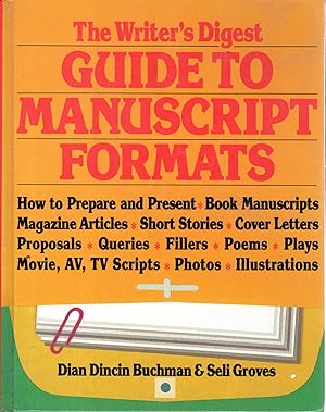 Seller image for Writer's Digest Guide to Manuscript Formats for sale by Dorley House Books, Inc.
