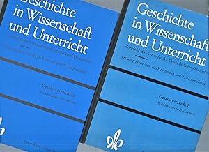 Bild des Verkufers fr Geschichte in Wissenschaft und Unterricht; Gesamtverzeichnis fr die Jahrgnge 11-15 (1960-1964) + Gesamtverzeichnis fr die Jahrgnge 16-20 (1965-1969) = Insgesamt 2 Bcher zum Verkauf von Bcherhandel-im-Netz/Versandantiquariat