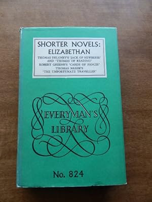 Imagen del vendedor de Shorter Novels: Elizabethan a la venta por Village Books and Music