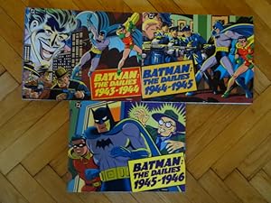 Imagen del vendedor de Batman - The Dailies - 3 Volumes. 1. 1943 - 1944, 2. 1944 - 1945, 3. 1945 - 1946. a la venta por Antiquariat Buchseite