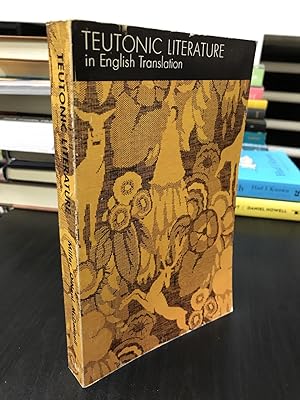 Imagen del vendedor de Teutonic Literature in English Translation a la venta por THE PRINTED GARDEN, ABA, MPIBA