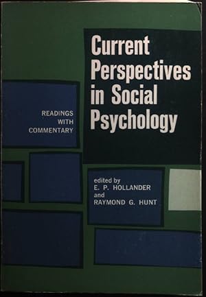 Seller image for in social psychology. Current perspective: Readings with commentary. for sale by books4less (Versandantiquariat Petra Gros GmbH & Co. KG)