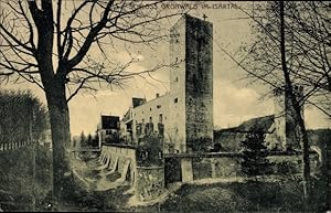 Bild des Verkufers fr Ansichtskarte / Postkarte Grnwald in Bayern, Schloss, Isartal zum Verkauf von akpool GmbH