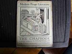 Modern Prose Literature: a Critical Survey, in The Chapbook No 8 (Vol II) February 1920