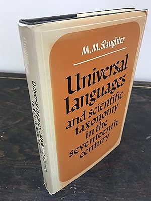 Seller image for Universal Languages and Scientific Taxonomy in the Seventeenth Century for sale by Hugh Hardinge Books