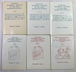 Bild des Verk�ufers f�r Egyptian historical records of the later 18th dynasty. Transl. by B. Cumming & B.G. Davies. 6 vols (complete set) zum Verkauf von Meretseger Books