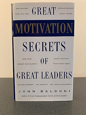 Imagen del vendedor de Great Motivation Secrets of Great Leaders a la venta por Vero Beach Books