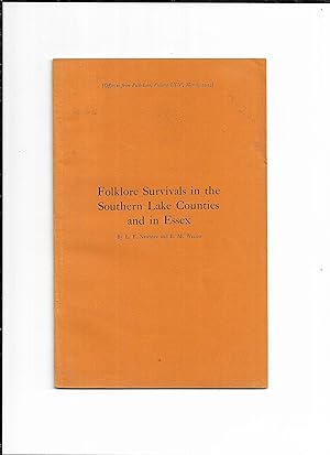 Seller image for Folklore survivals in the Southern Lake Counties and in Essex [Offprint] for sale by Gwyn Tudur Davies