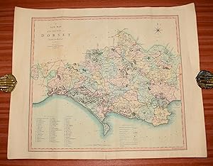 A New Map of the County of Dorset. Divided into Hundreds