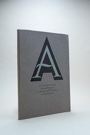 Image du vendeur pour Art and Architecture Second Register of Artists and Craftsmen in Architecture mis en vente par Andmeister Books