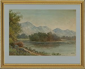 A. Betts - Mid 20th Century Watercolour, Lake Scene