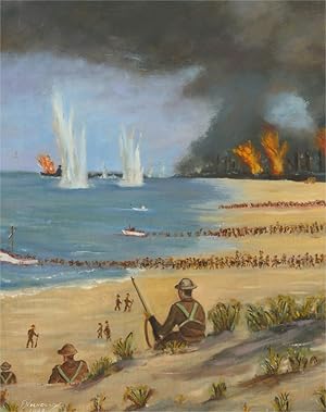 F. Nicholson - 1988 Oil, Battle Of Dunkirk