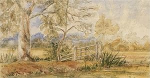 Seller image for Mid 20th Century Watercolour - Country Gate for sale by Sulis Fine Art