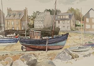 Keith Johnson (1931-2018) - 1986 Watercolour, Camaret-sur-Mer, France