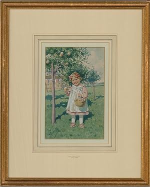 Karl Feiertag (1874-1944) - Austrian Early 20th Century Watercolour, Apple Tree