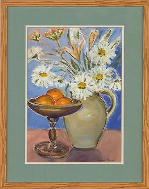 Vivienne Adams - Contemporary Acrylic, Daisies & Clementines