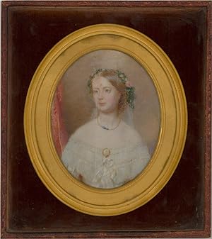 c. 1850 Watercolour - The Victorian Bride