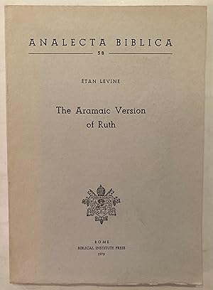 Seller image for The Aramaic Version of Ruth (Analecta Biblica Dissertationes, 58) for sale by Joseph Burridge Books