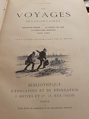 les voyages involontaires mr pinson la frontière indienne le secret de josè lucia avila