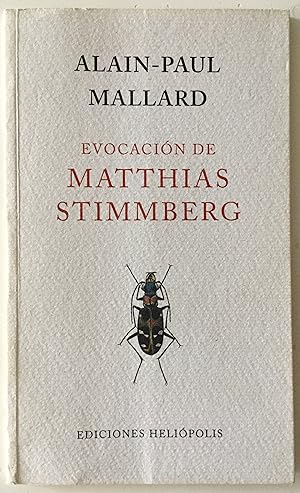 Imagen del vendedor de Evocacin de Matthias Stimmberg a la venta por Datura