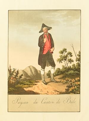 Imagen del vendedor de A Collection of Swiss Costumes, in Miniature, Designed by Reinhardt [Collection de Costumes Suisses]. Each Plate Represents a View Taken on the Spot; to which is Added a Description in French and English a la venta por Adrian Harrington Ltd, PBFA, ABA, ILAB