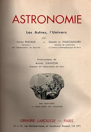 Seller image for Astronomie.Les Astres,l'Univers for sale by JP Livres