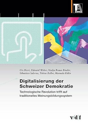 Imagen del vendedor de Digitalisierung der Schweizer Demokratie a la venta por moluna