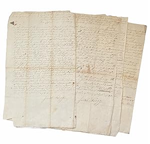 A Small Collection of Manuscript Documents, from the Court of Josiah Flagg, Justice of the Peace ...