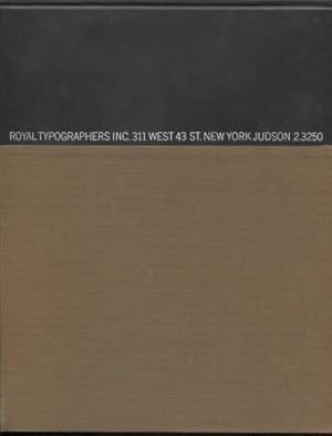 ROYAL TYPOGRAPHERS INC. 311 WEST 43 ST. NEW YORK JUDSON 2.3250