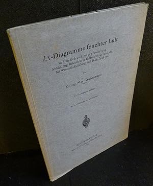 I, X-Diagramme feuchter Luft und ihr Gebrauch bei der Erwärmung, Abkühlung, Befeuchtung, Entfeuch...