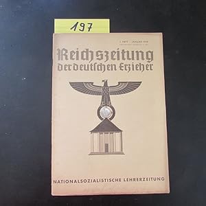 Seller image for Reichszeitung der deutschen Erzieher - 1. Heft (Januar 1938) for sale by Bookstore-Online