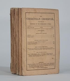 THE CHRISTIAN OBSERVER, CONDUCTED BY MEMBERS OF THE ESTABLISHED CHURCH (7 Issues, July 1856 throu...