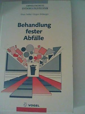 Imagen del vendedor de Behandlung fester Abflle (Umweltschutz /Entsorgungstechnik) a la venta por ANTIQUARIAT FRDEBUCH Inh.Michael Simon