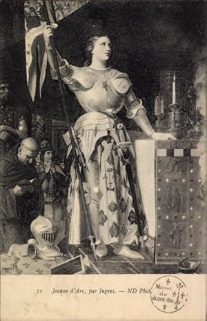 Künstler Ansichtskarte / Postkarte Ingres, Jeanne d'Arc