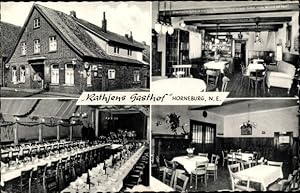 Bild des Verkufers fr Ansichtskarte / Postkarte Horneburg im Alten Land, Rathjens Gasthof - Inh. Friedrich Cordes zum Verkauf von akpool GmbH