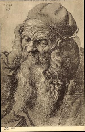 Künstler Ansichtskarte / Postkarte Dürer, Der 93jährige Greis, Vieillard - Ackermann 2805