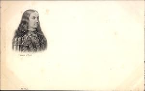 Ansichtskarte / Postkarte Jeanne d'Arc, Johanna von Orléans, Portrait