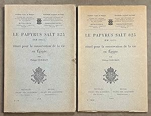 Le papyrus Salt 825 (B. M. 10051), rituel pour la conservation de la vie en Egypte. Fascicles A &...
