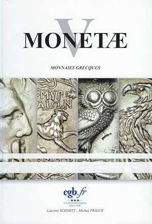 Seller image for Vente  prix marqus. CGB. V MONETAE. Monnaies grecques for sale by Librairie Archaion